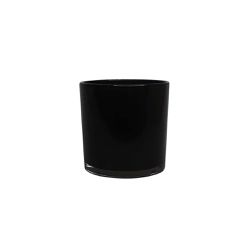 COPO DE VELA 265ML / 200GRS PRETO LISO - MEGA ESSENCIAS