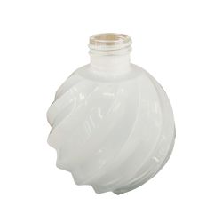 VIDRO BOLA ESPIRAL DEGRADE BRANCO 250ML R 28/410 - MEGA ESSENCIAS