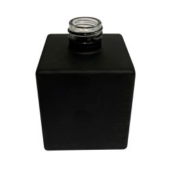 VIDRO CUBE 250ML R.28/410 PRETO FOSCO - MEGA ESSENCIAS