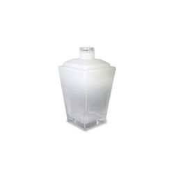 VIDRO PIRAMIDE 250ML R 28 / 410 DEGRADE BRANCO - MEGA ESSENCIAS