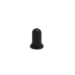 BULBO BORRACHA PRETO BRILHO 22,00MM - MEGA ESSENCIAS