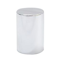 SOBRETAMPA CILINDRICA ALUMINIO UP LOCK B.15 PRATA - MEGA ESSENCIAS