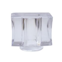 SOBRETAMPA VETRO B.15 GLASS TRANSPARENTE - MEGA ESSENCIAS