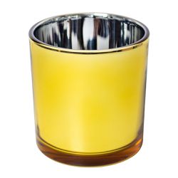 COPO DE VIDRO 260ML LUXO DOURADO - MEGA ESSENCIAS