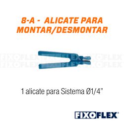 Alicate Monta/Desmonta Sistema 1/4 - Conebras Equipamentos Industriais