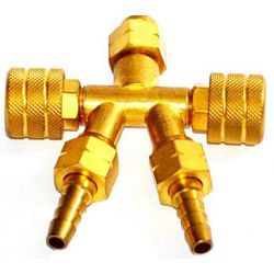 Valvula Registro Y Dupla Saida para Oxigenio - Imp... - Conebras Equipamentos Industriais