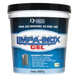 Limpa Inox Gel 850GR Ref. LG2 QUIMATIC - Conebras Equipamentos Industriais