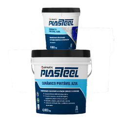 PLASTEEL CERAMICO PINTAVEL 3:1 AZUL AB 5,28KG REF.... - Conebras Equipamentos Industriais
