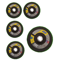 KIT 5 PÇS DISCO FLAP GR40 STANDARD 7 - 180X22MM R2... - Conebras Equipamentos Industriais