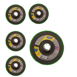 KIT 5 PÇS DISCO FLAP GR80 STANDARD 7 - 180X22MM R2... - Conebras Equipamentos Industriais