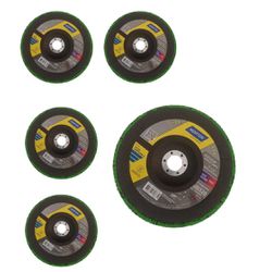 KIT 5 PÇS DISCO FLAP GR120 STANDARD 7 - 180X22MM R... - Conebras Equipamentos Industriais