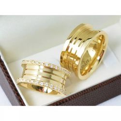 Alianças de Casamento Alta Floresta 10mm - 731 - Abadia Joias 