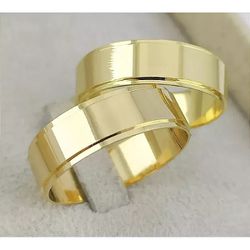 Alianças de Casamento Cáceres 6mm - 727 - Abadia Joias 