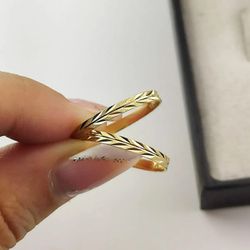 Alianças Ouro 18k Noivado Casamento 2mm Fina Goiân... - Abadia Joias 