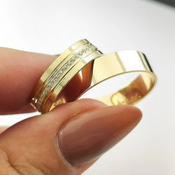 Alianças Perfeitas Goiânia 5mm - 533 - Abadia Joias 