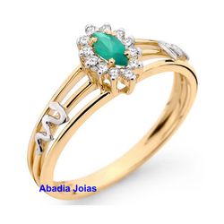 Anel de Formatura Aparecida de Goiânia - 540 - Abadia Joias 
