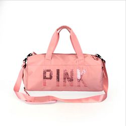 Mala Bolsa de Mão Sportiva Pink Rosa Claro - MeiMi Amores 