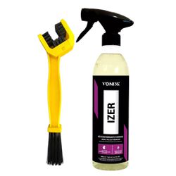 Escova Limpa Corrente Moto Detailer + Izer 500ml V... - MENDES AUTO