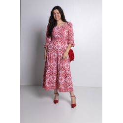 vestido azulejo vermelho - 022 - Meod Brand