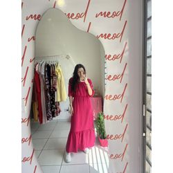 vestido crepe pink - 033 - Meod Brand