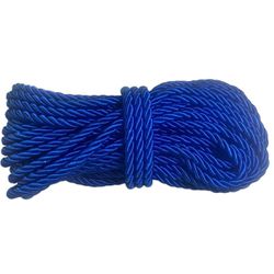 Cordão São Francisco 7mm Azul Royal 10 Metros - S... - MERART