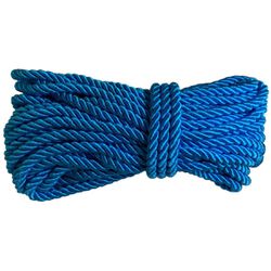 Cordão São Francisco 7mm Azul Turquesa 10 Metros -... - MERART