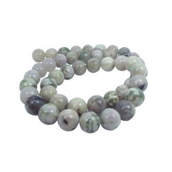 Fio de Pedra Natural Jaspe Kiwi Mesclado 8mm com a... - MERART