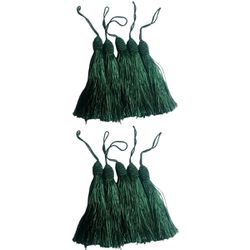 Kit 10 Pingente Tassel 9cm Verde Militar Com Detal... - MERART