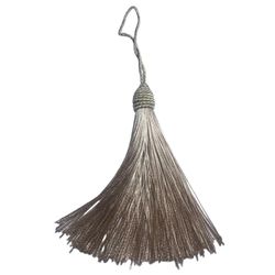 Pingente Tassel 9cm Caqui Com Detalhe em Dourado -... - MERART