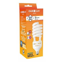 LÂMPADA ESPIRAL 4U 59W 127V 4268 - OUROLUX - Meta Materiais Elétricos Ltda