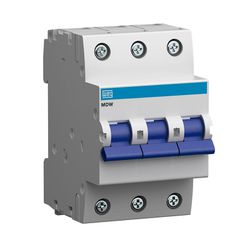 Mini Disjuntor Termomagnético Tripolar 4A/C MDW-C4... - Meta Materiais Elétricos Ltda