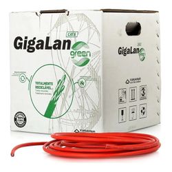 Cabo CAT6 Gigalan 23 x 4 Green Vermelho - FURUKAWA - Meta Materiais Elétricos Ltda