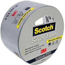 Fita adesiva multiuso 45mmx05m silver tape Scotch ... - Meta Materiais Elétricos Ltda