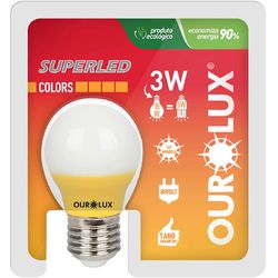 Lâmpada Superled S30 Colors 3W Bivolt AMARELA 0543... - Meta Materiais Elétricos Ltda