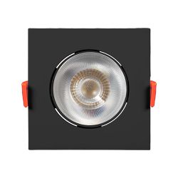 SPOT LED EMBUTIR QUADRADO PT 5W BIVOLT 6500K - BRO... - Meta Materiais Elétricos Ltda