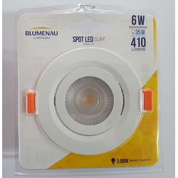 SPOT LED RED 6WXBIVX3000K BLUMENAU 80163004 - Meta Materiais Elétricos Ltda