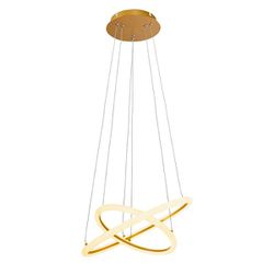 PENDENTE SPACE ORBITAL DUPLO 39W 3000K GOLD 40CM 3... - Meta Materiais Elétricos Ltda