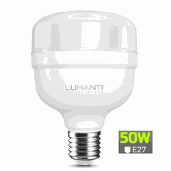 LAMP LED BULBO 50W BIV 6500K E27 LLB650YC LUMANTI - Meta Materiais Elétricos Ltda