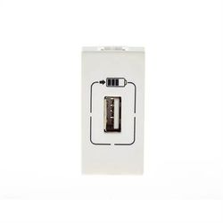 Módulo Tomada USB Branca - 615088BC - Pial Plus + - Meta Materiais Elétricos Ltda