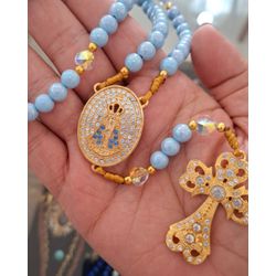 ENTREMEIO OVAL NOSSA SENHORA CRAVEJADO SEM STRASS ... - Metal Light