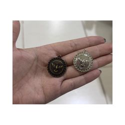 PINGENTE REDONDO ESPIRITO SANTO COM DETALHES ML607... - Metal Light