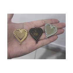 ENTREMEIO CORAÇÃO DUAS PONTAS ML6047 . - 000080000... - Metal Light