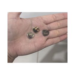 TRIO PINGENTE CORACAO COM GOTA 609 . - 0006090001 - Metal Light