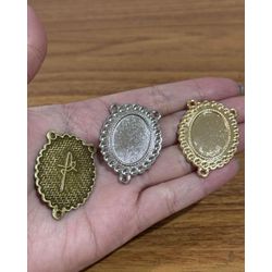 ENTREMEIO OVAL FACE UNICA S STRASS ML7796 . - 0000... - Metal Light