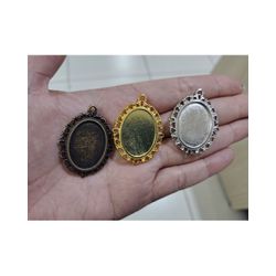 PINGENTE ARABESCO FACE DUPLA P ML6073 . - 00010300... - Metal Light