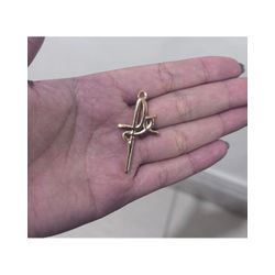 PINGENTE FÉ M70035 . - 0000400001 - Metal Light