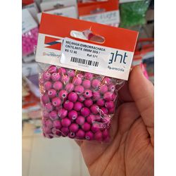 MIÇANGA EMBORRACHADA CINTILANTE 08MM 50G 571 . - 0... - Metal Light