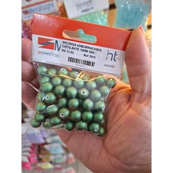 MIÇANGA EMBORRACHADA CINTILANTE 10MM 50G 1015 . - ... - Metal Light