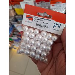 PEROLA COM FURO 12MM 50G 809 . - 0008090001 - Metal Light