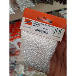 PÉROLA COM FURO 3MM 50G 182 . - 0001820001 - Metal Light